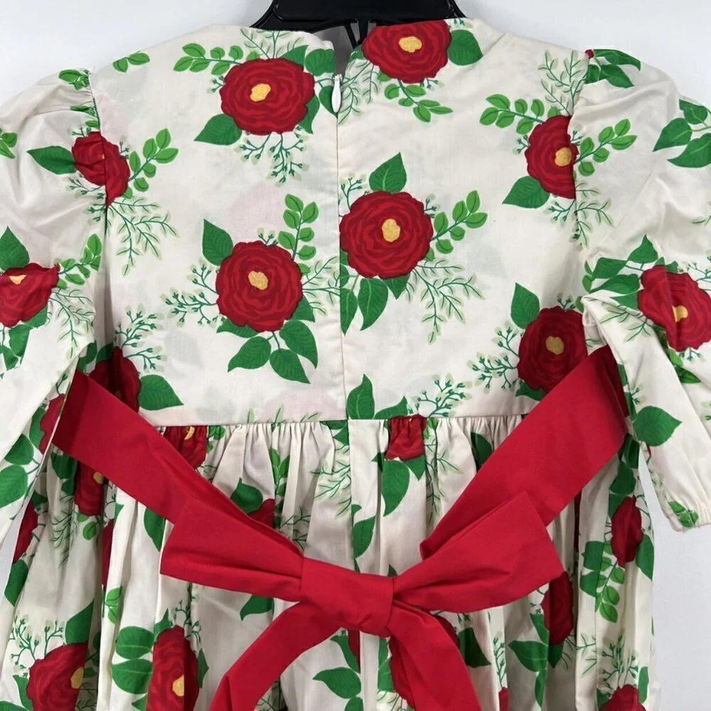 Eleanor Rose Caroline Dress Christmas Roses